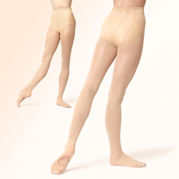 Photo of dancers legs in tights